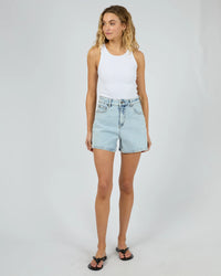 Kyia Denim Short by Silent Theory