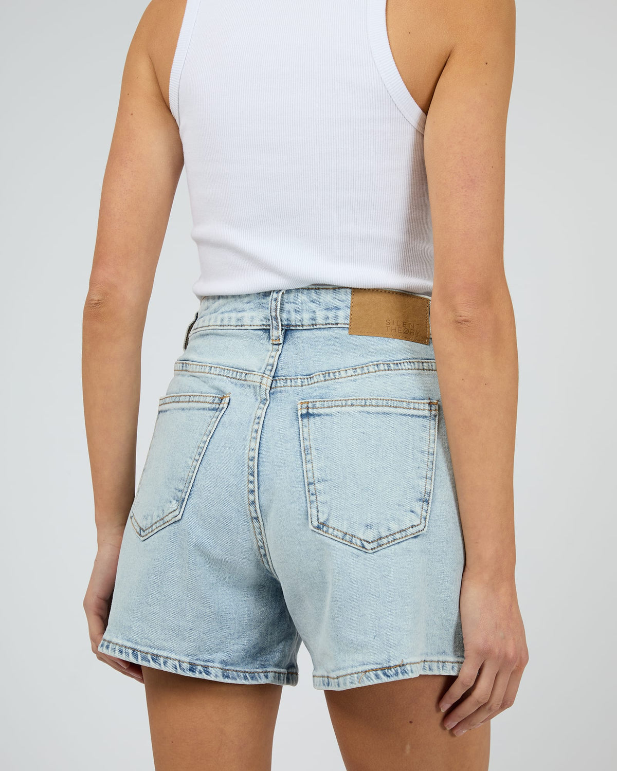 Kyia Denim Short by Silent Theory