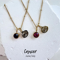 Birthstone Zodiac Necklace by BLC