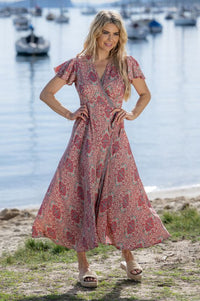 Binda Wrap Dress by Cienna