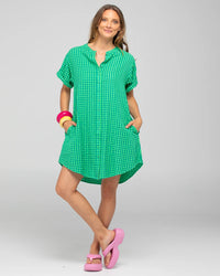 Josie Dress Verde by Boom Shankar