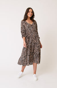 Cali Dress Leopard by Cartel & Willow