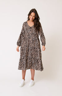 Cali Dress Leopard by Cartel & Willow