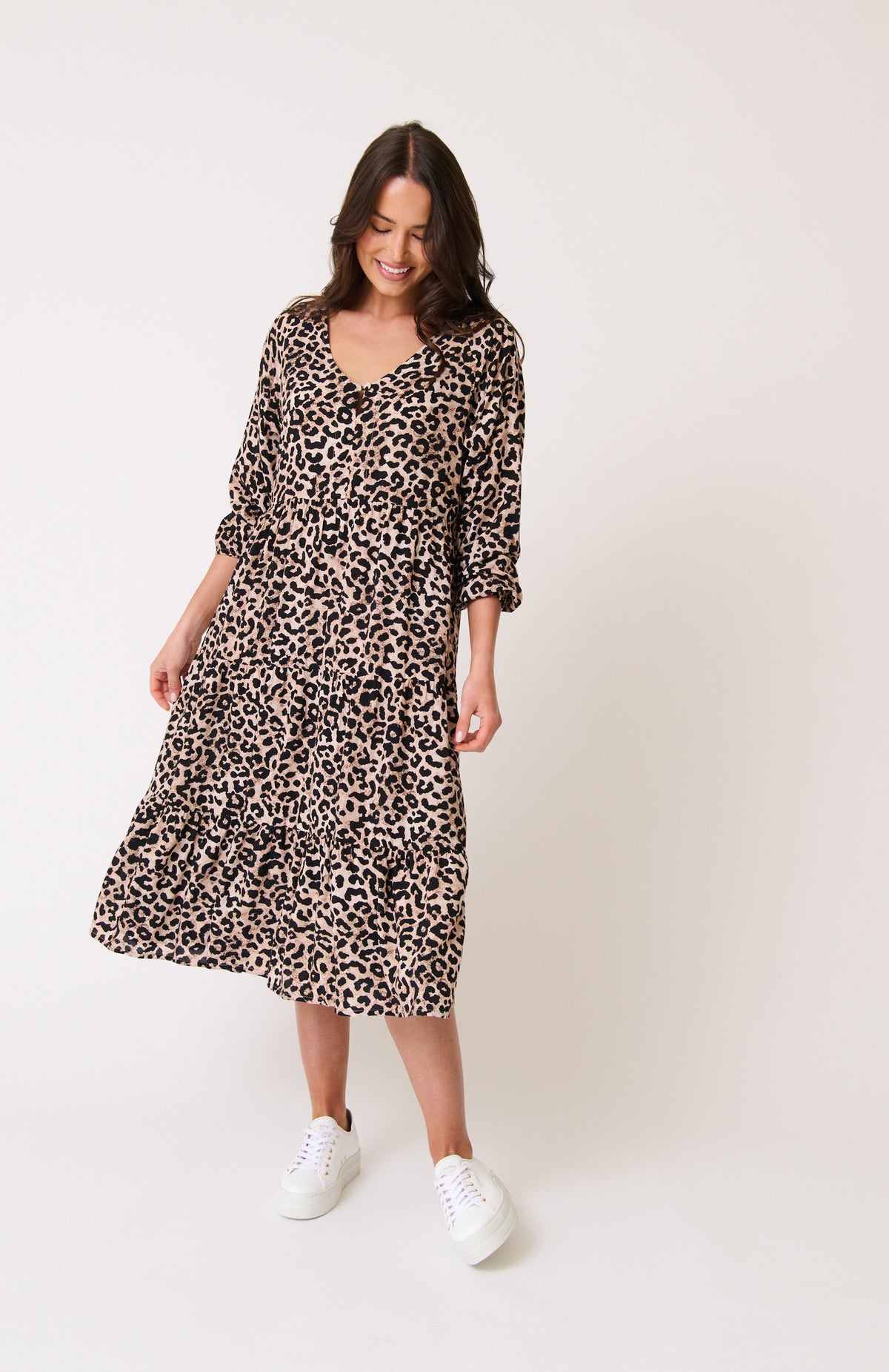 Cali Dress Leopard by Cartel & Willow