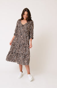 Cali Dress Leopard by Cartel & Willow