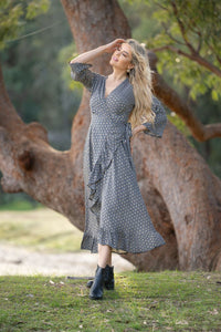 Eline Wrap Dress by Cienna