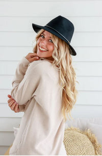 Fedora Hat with Floppy Brim