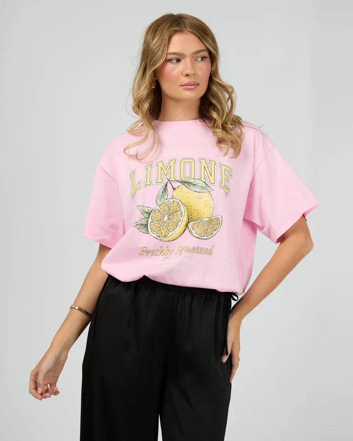 Limone Pink Tee by Jorge