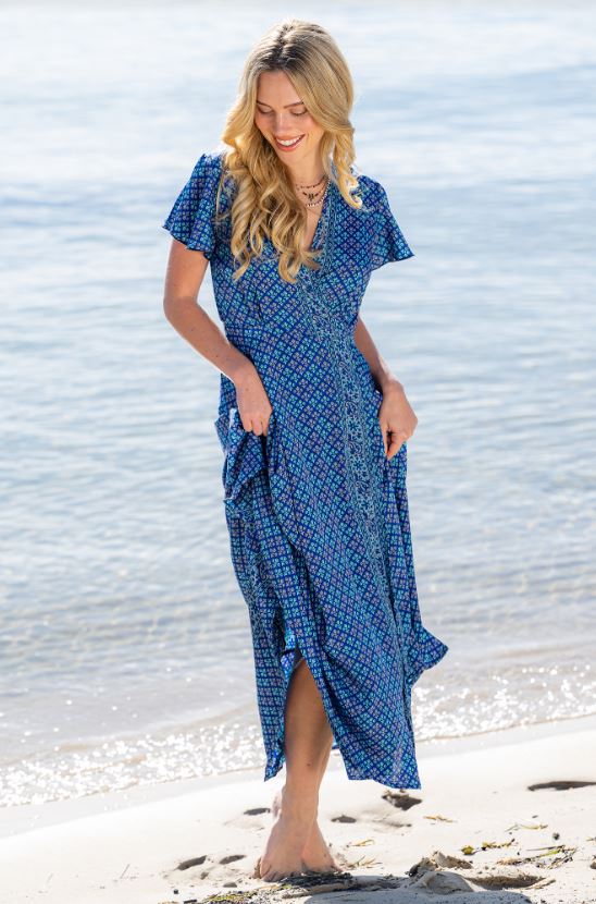 Pirrin Wrap Dress by Cienna