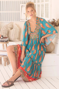 Raya Maxi Dress Melody Print by Jaase