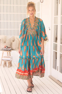 Raya Maxi Dress Melody Print by Jaase