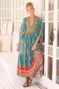 Raya Maxi Dress Melody Print by Jaase