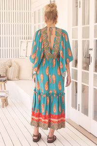 Raya Maxi Dress Melody Print by Jaase