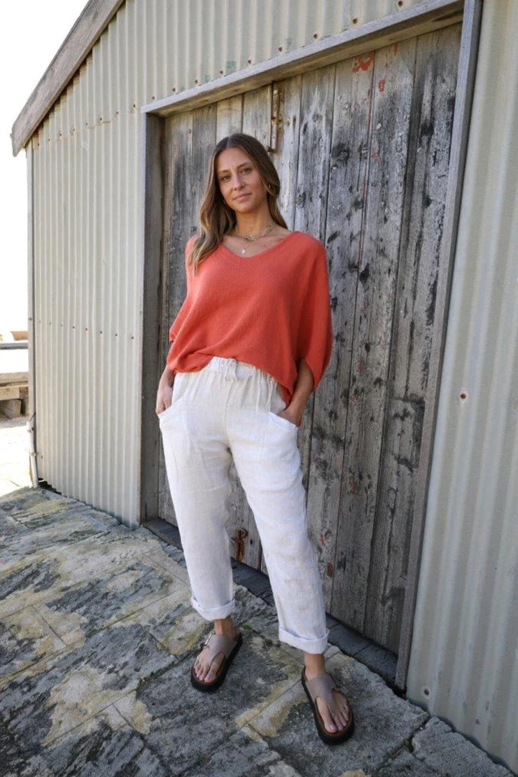 Amalfi Linen Pant by Vance & Ainsley