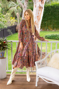 Shasha Wrap Dress by Cienna