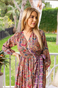 Shasha Wrap Dress by Cienna