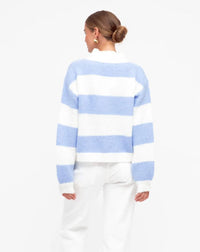 Elsa Stripe Knit Sweater