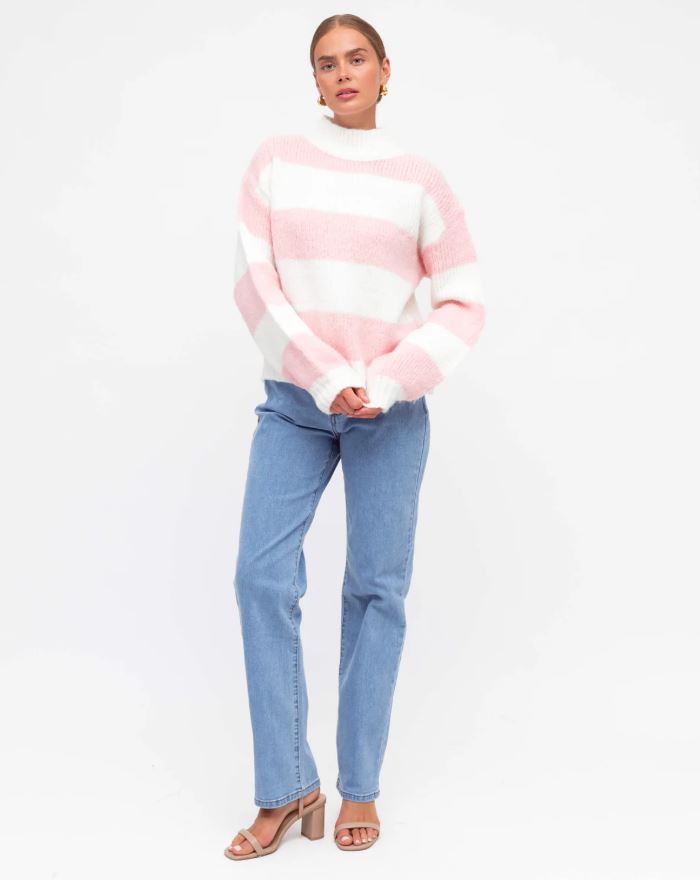 ELSA KNIT TOP WINE