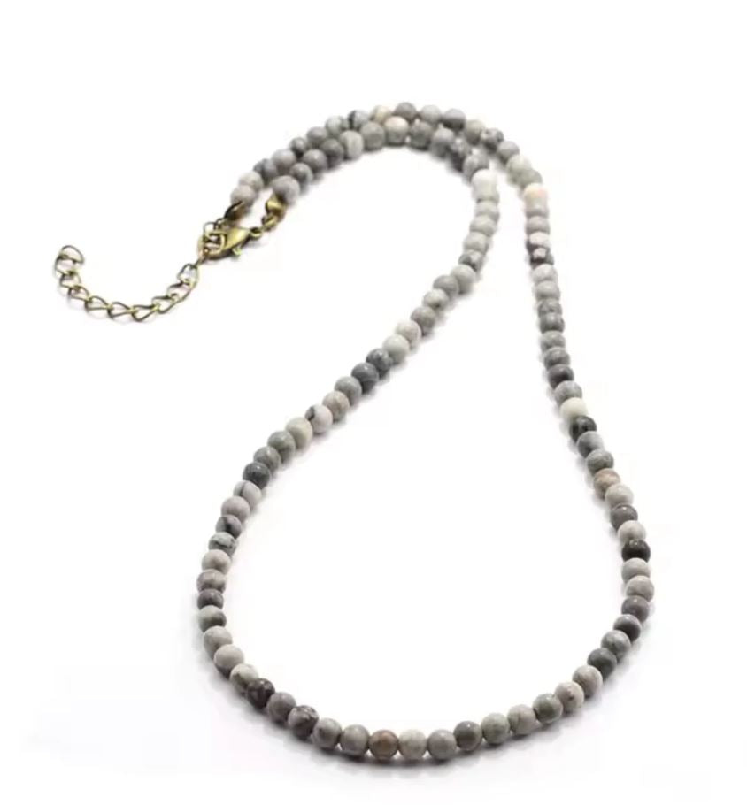 BLC Jasper Beaded Necklace