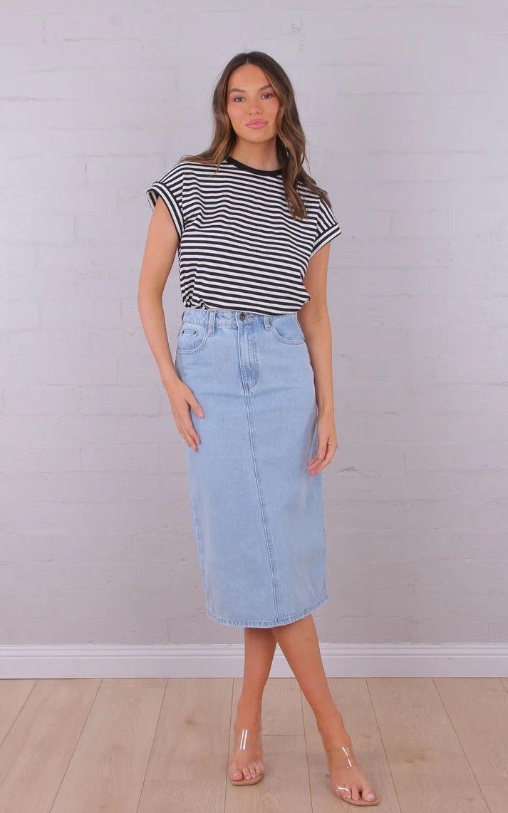 Emerson Midi Skirt by Rosebullet