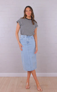 Emerson Midi Skirt by Rosebullet