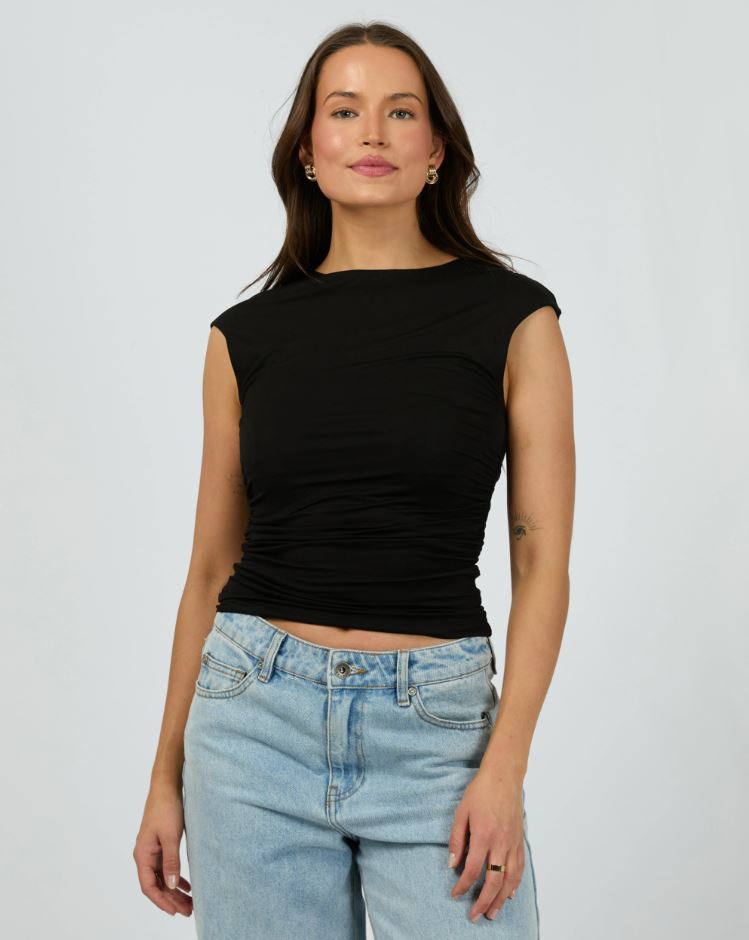 Evie Ruched Top by Silent Theory