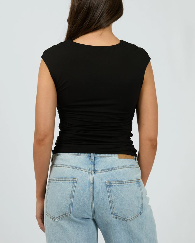 Evie Ruched Top by Silent Theory