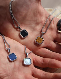 BLC Tiger's Eye Pendant Necklace