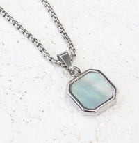 BLC Mother of Pearl Pendant Necklace