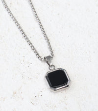 BLC Onyx Pendant Necklace