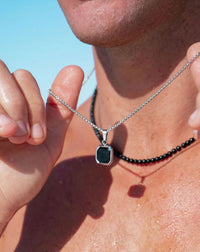 BLC Onyx Pendant Necklace