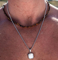 BLC Tiger's Eye Beaded Necklace