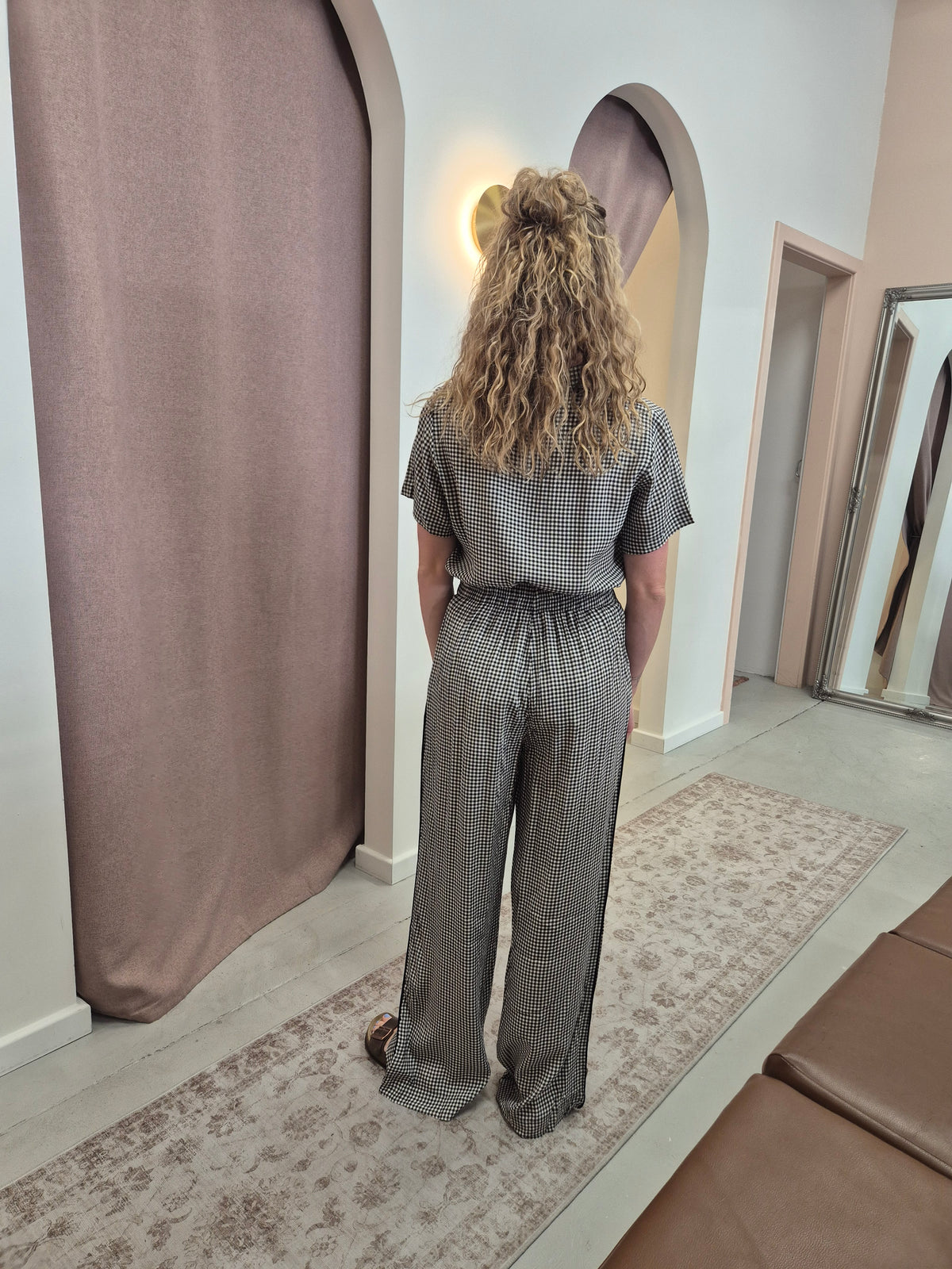 Gina Gingham Pant by Little Lies
