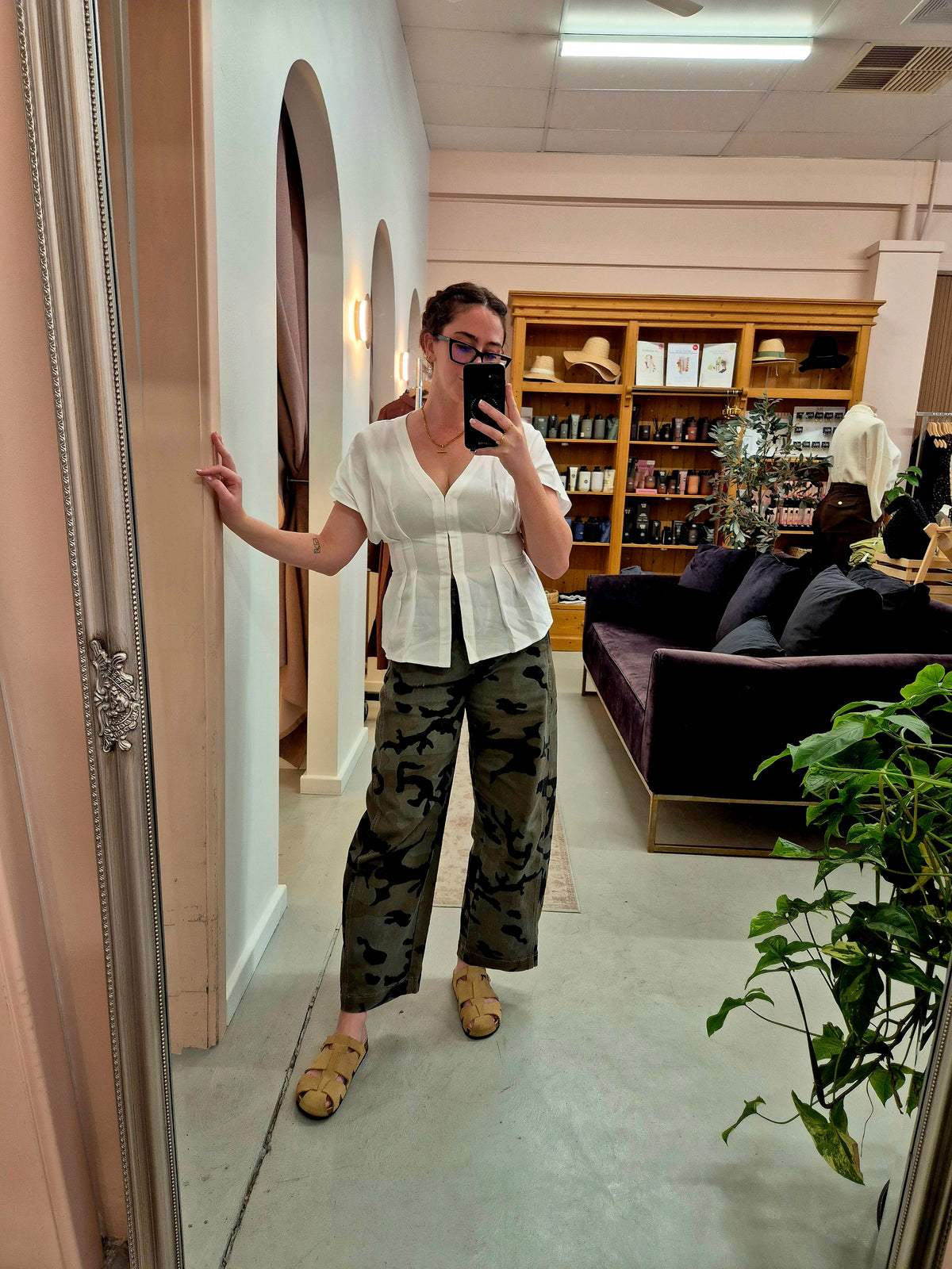 Camo Barrel Pant
