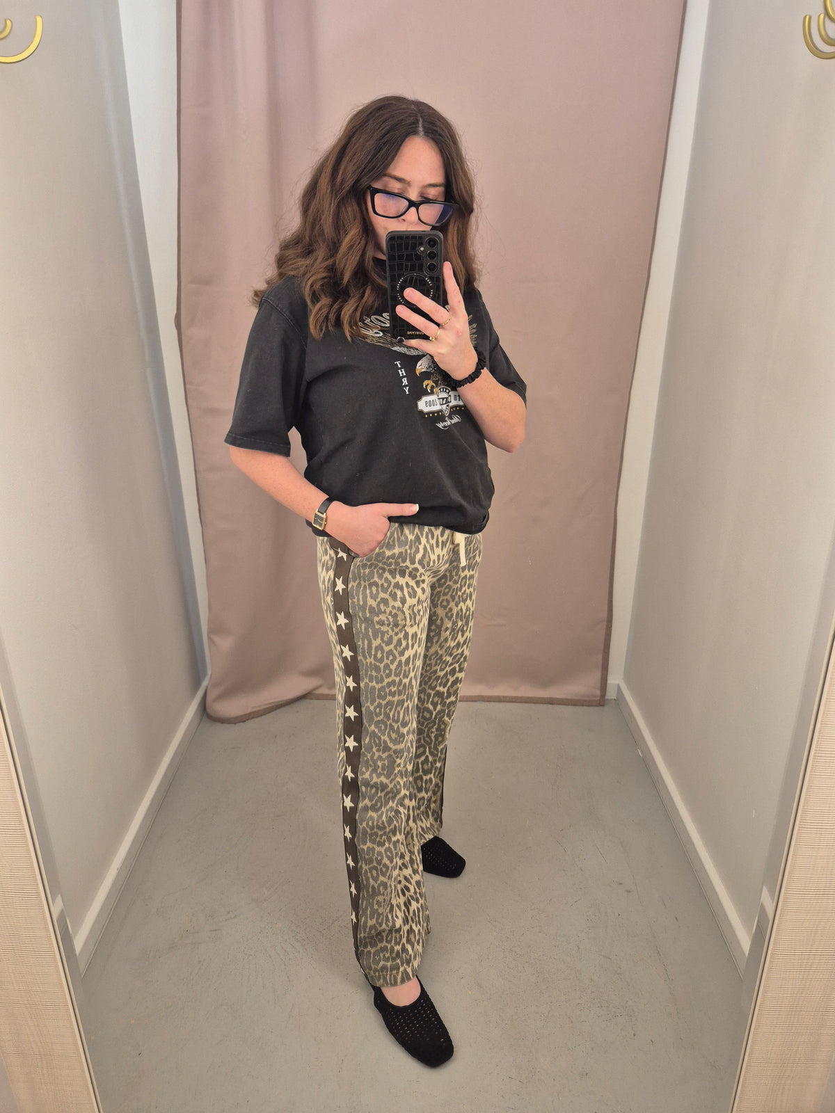 Leopard Stars Pants