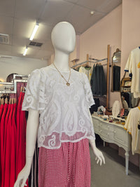 Sumi Lace Top