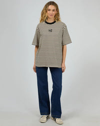 Foundation Stripe Tee by Silent Theory