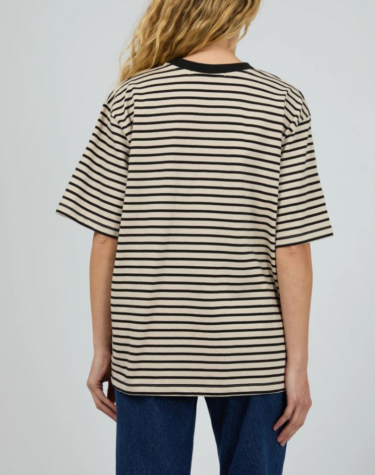 Foundation Stripe Tee by Silent Theory