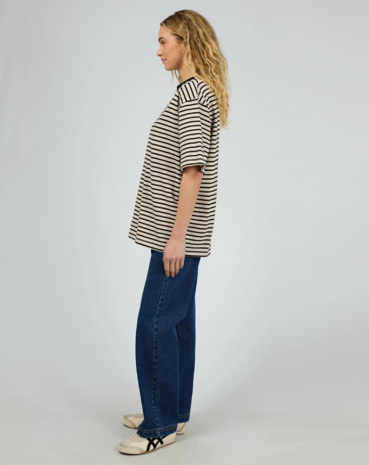 Foundation Stripe Tee by Silent Theory