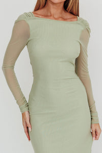 Luna Sage Dress by Here Comes the Sun