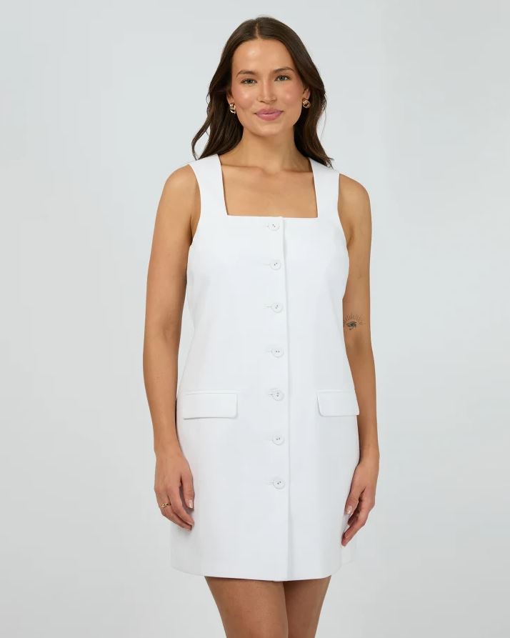 Aftersun White Dress by Silent Theory