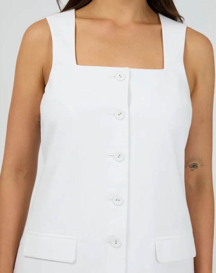 Aftersun White Dress by Silent Theory