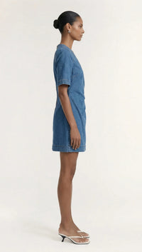 Ari Wrap Denim Dress