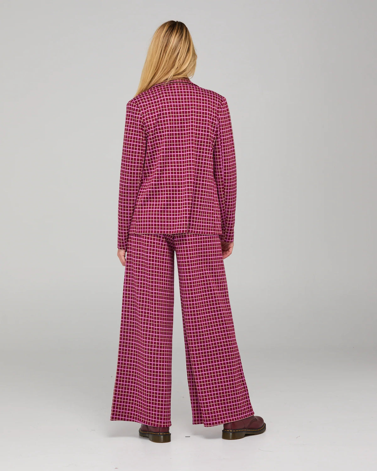 Aiko Blazer Himari Check by Boom Shankar