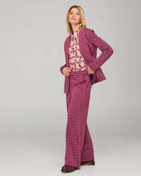 Aiko Pants Himari Check by Boom Shankar