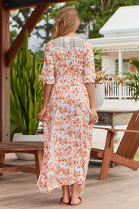 Apricot Prairie Print Indiana Maxi by Jaase