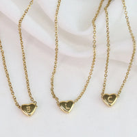 BLC Heart Initial Necklace