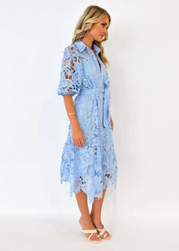 Arabella Lace Midi Dress