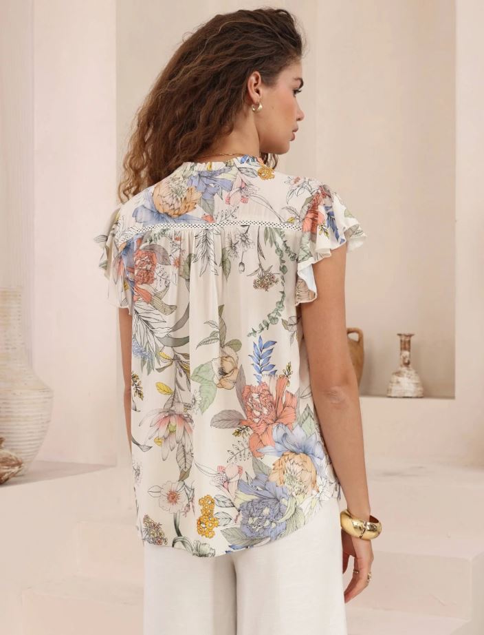 Botanical Blouse by Iris Maxi