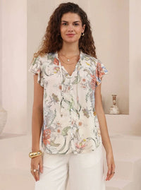 Botanical Blouse by Iris Maxi